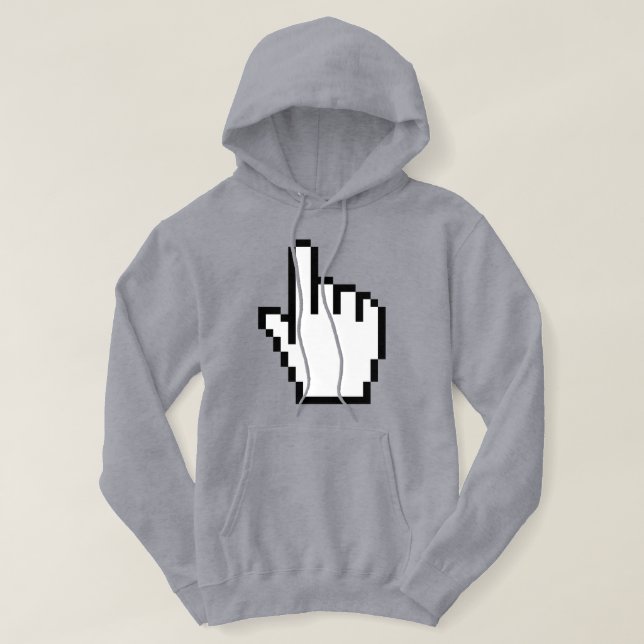 COMPUTERHALTESTELLER / MAUSKURSOR HOODIE (Design vorne)