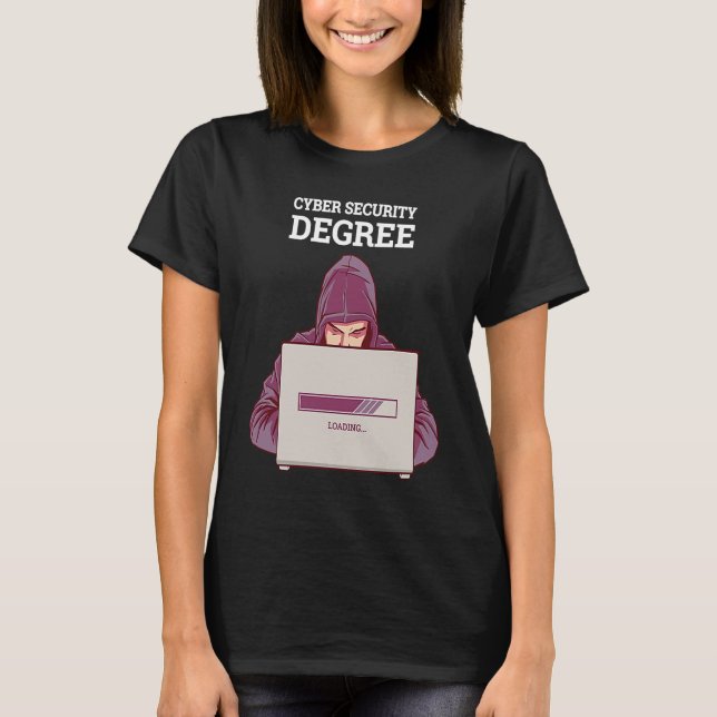 Computeringenieur für Computersicherheit T-Shirt (Vorderseite)