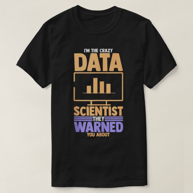 Computerlernen von Webinformationsanalysen T-Shirt (Design vorne)