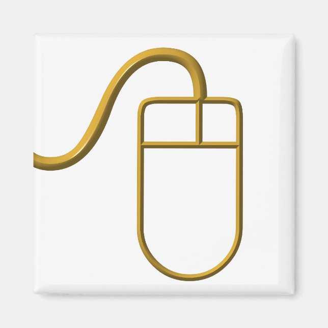 Computermaus Magnet (Vorne)