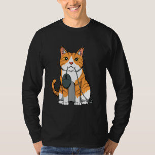 Computermäuse mit Cat Kitten Feline Gamer Gaming T-Shirt