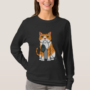Computermäuse mit Cat Kitten Feline Gamer Gaming T-Shirt
