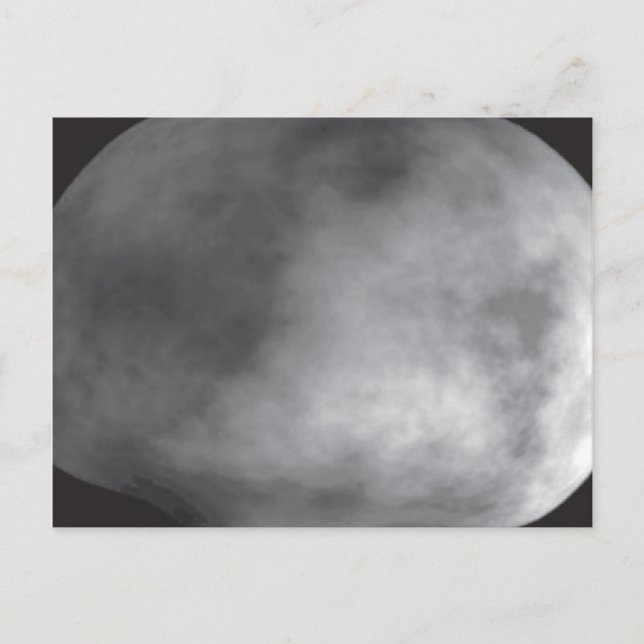 Computermodell der Asteroiden Vesta Postkarte (Vorderseite)