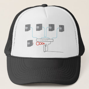 Computernetz Truckerkappe