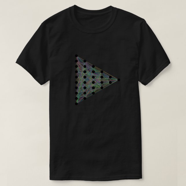 Computernetzwerk der Informatik T-Shirt (Design vorne)