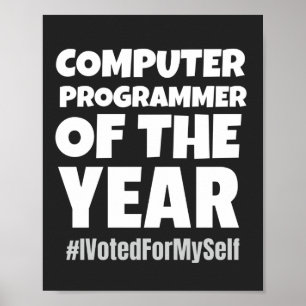 Computerprogrammierer des Jahres Poster