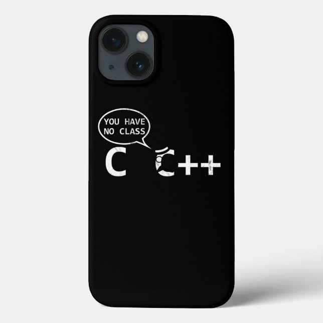 Computerprogrammierer Funny C Class Joke  Case-Mate iPhone Hülle (Rückseite)
