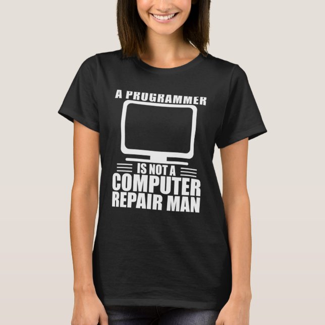 Computerprogrammierer für Software-Engineer T-Shirt (Vorderseite)