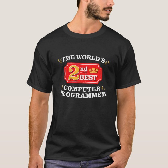 Computerprogrammierer - Geek-Wertungsarbeit T-Shirt (Vorderseite)