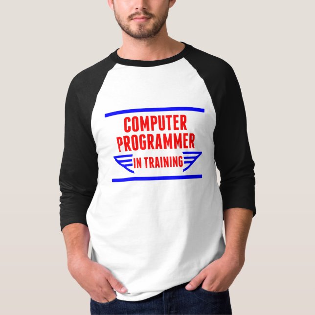 Computerprogrammierer im Training T-Shirt (Vorderseite)