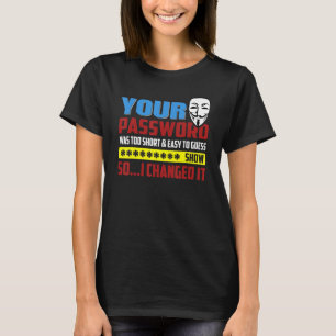 Computerprogrammierer Nerd Computer-Hacking Hacker T-Shirt