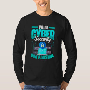 Computerprogrammierer programmiert Cybersicherheit T-Shirt