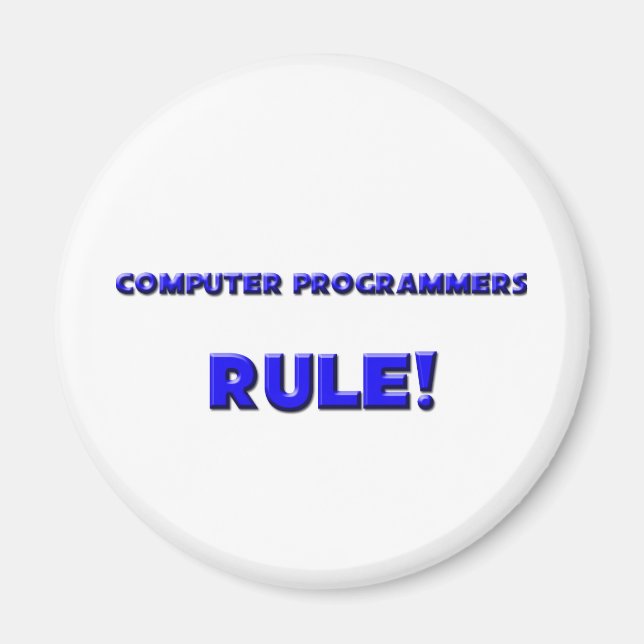 Computerprogrammierer Regel! Magnet (Vorne)