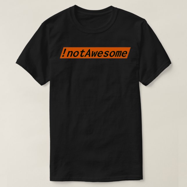 Computerprogrammierer Softwareentwickler nicht gro T-Shirt (Design vorne)