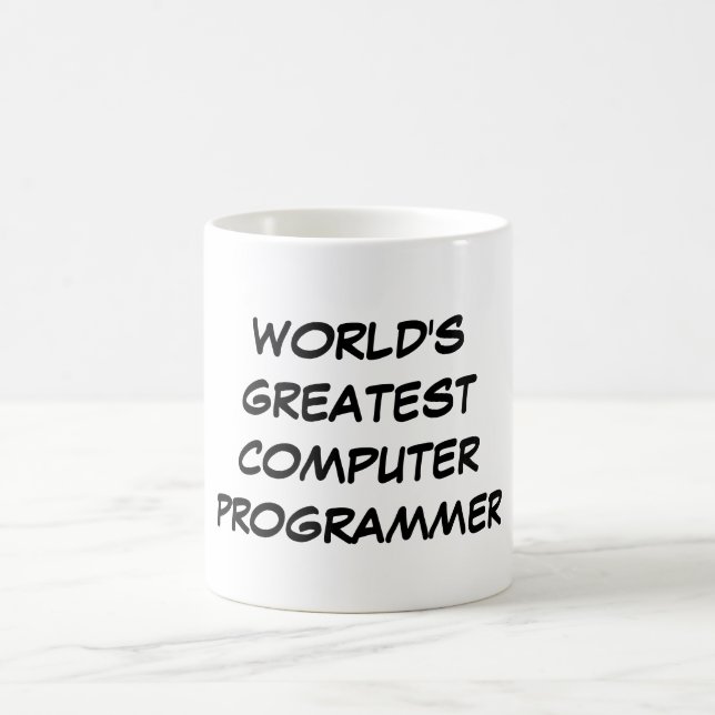 "Computerprogrammierer-" Tasse der Welt bestster (Mittel)