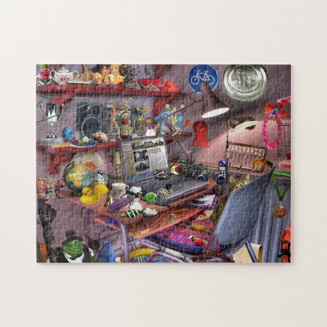 Computerraum verstecktes Objekt Puzzle (Horizontal)