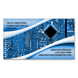 Computerreparatur Magnetische Visitenkarte