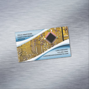 Computerreparatur Magnetische Visitenkarte