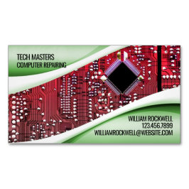 Computerreparatur Magnetische Visitenkarte