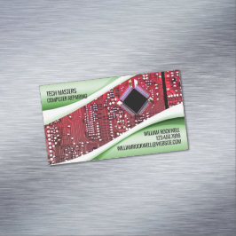 Computerreparatur Magnetische Visitenkarte