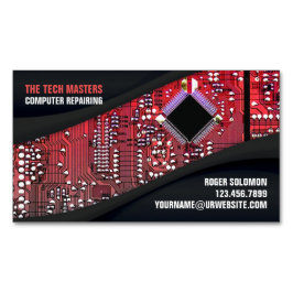 Computerreparatur Magnetische Visitenkarte