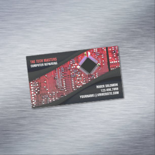 Computerreparatur Magnetische Visitenkarte
