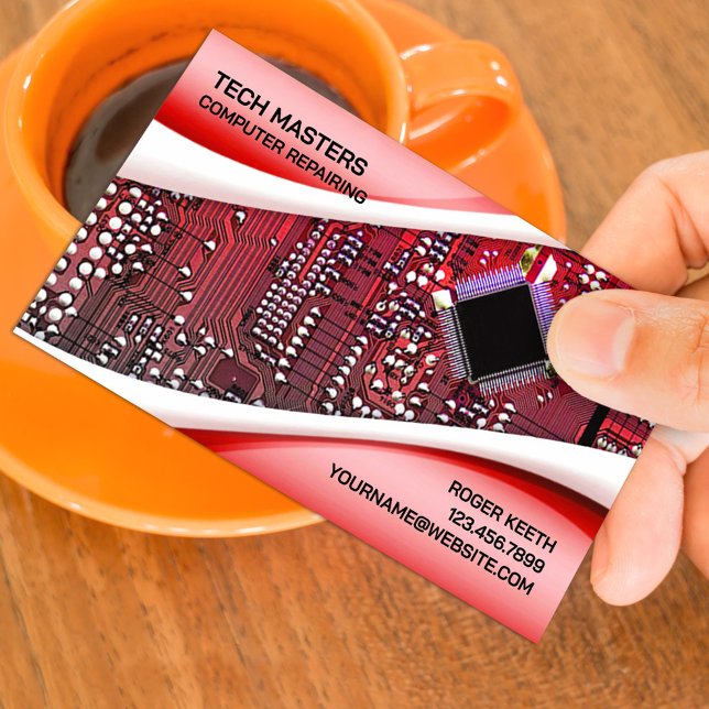 Computerreparaturkarte Visitenkarte (Von Creator hochgeladen)