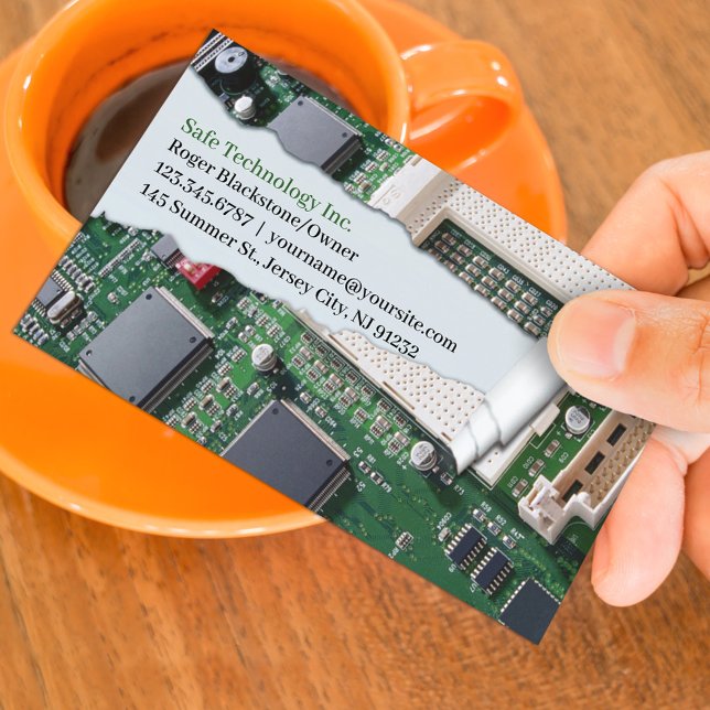 Computerreparaturkarte Visitenkarte (Von Creator hochgeladen)