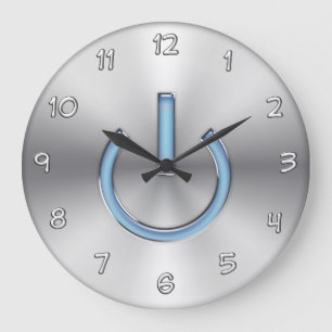 Computers Theme Wall Decor Clock Große Wanduhr