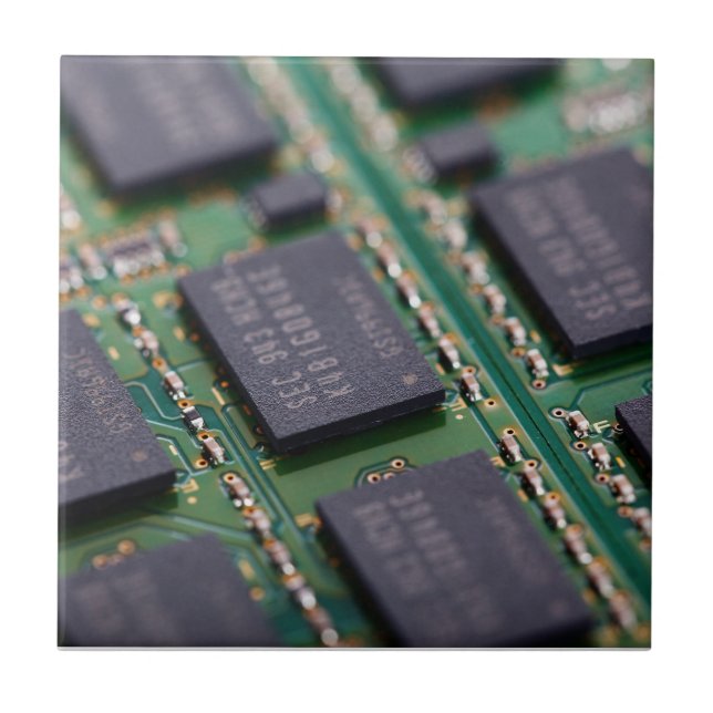 Computerspeicherchips Fliese (Vorderseite)
