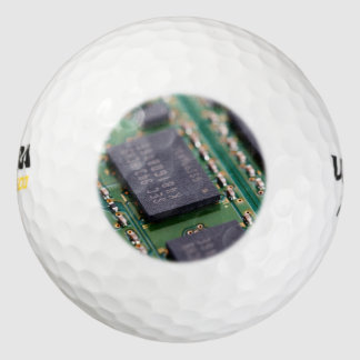 Computerspeicherchips Golfball
