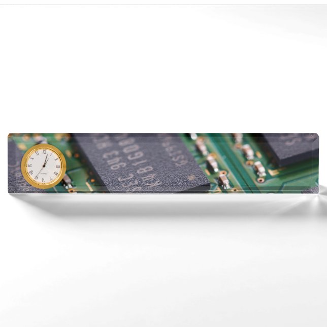 Computerspeicherchips Namensplakette (Vorderseite)