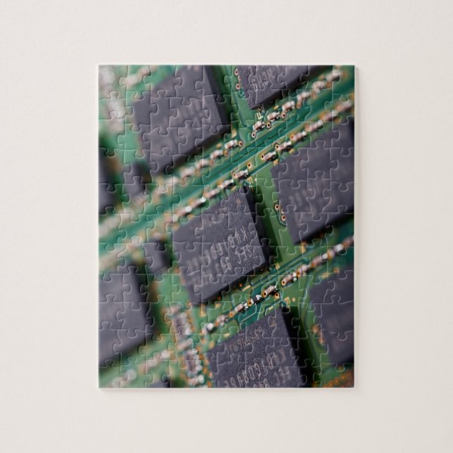 Computerspeicherchips Puzzle (Vertikal)