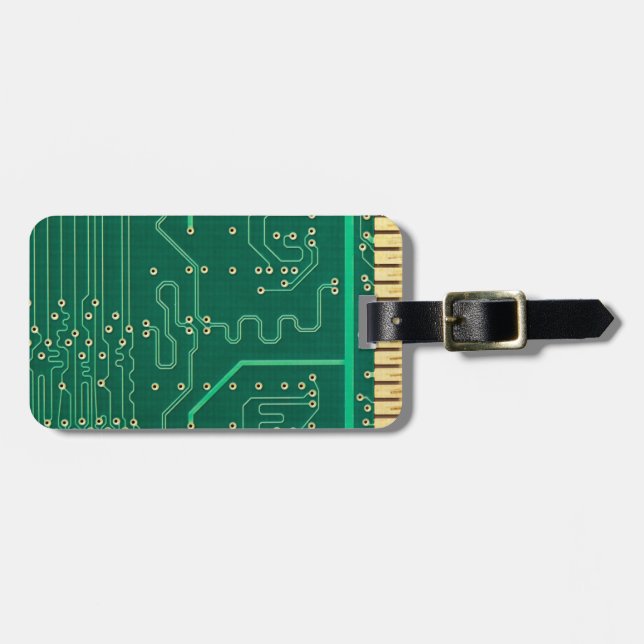 Computerspeicherplatte Gepäckanhänger (Vorderseite horizontal)