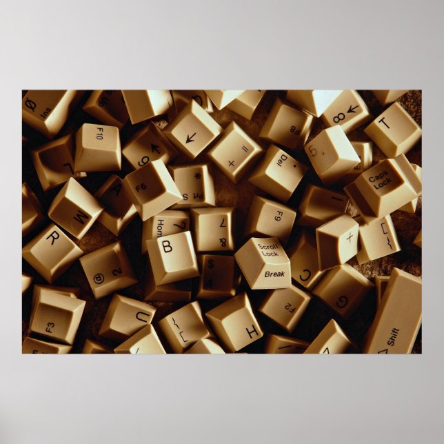 Computertasten Poster (Vorne)