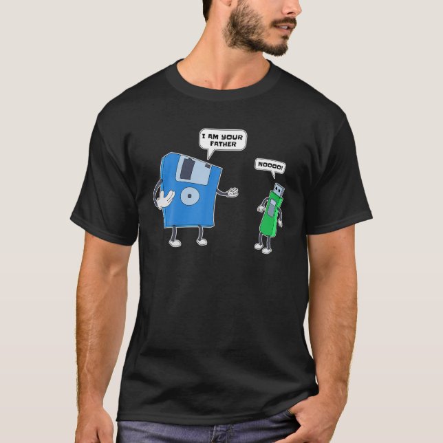 Computertechnik I Vater T-Shirt (Vorderseite)