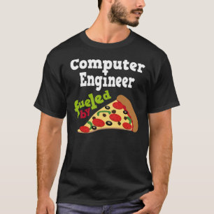 Computertechniker-(lustiges) Pizza-T-Shirt T-Shirt