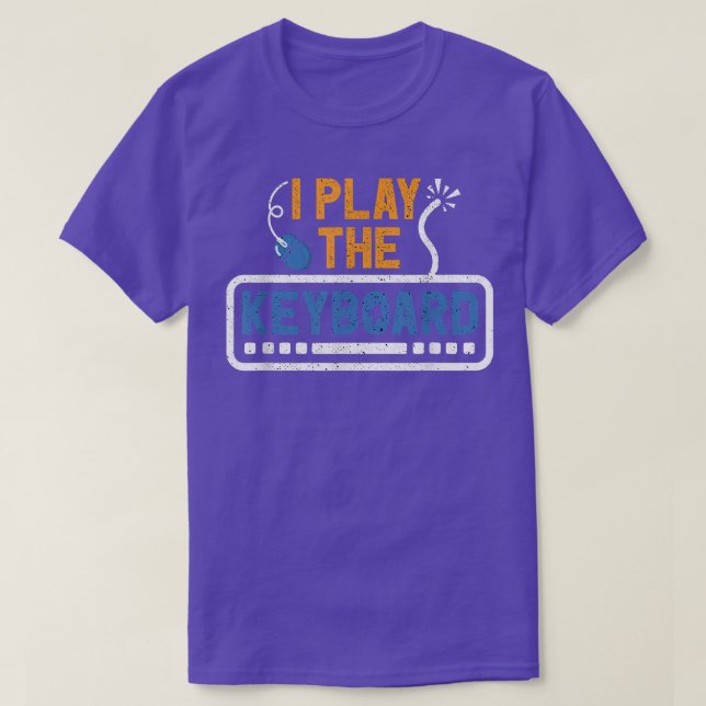 Computerwissenschaften - Keyboard-Techie-Programmi T-Shirt (Design vorne)