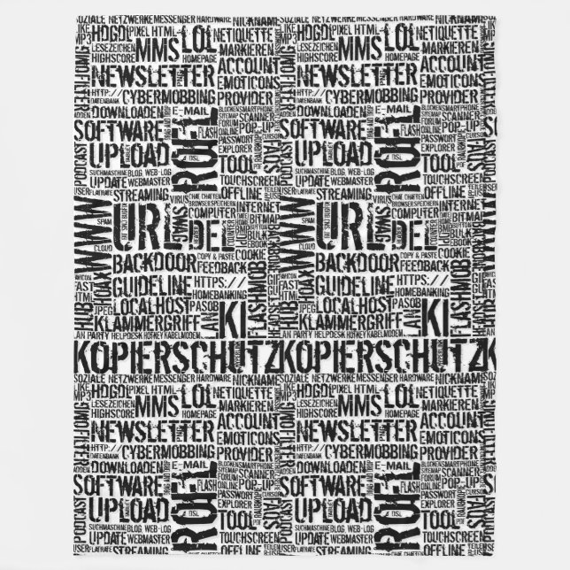 Computerwörterbuch ... fleecedecke (Vorderseite)