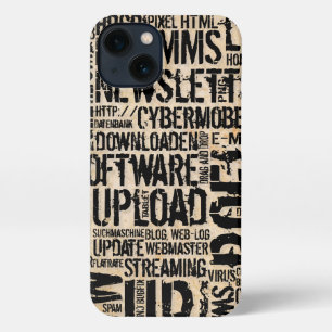 Computerwörterbuch - vintage iPhone 13 hülle