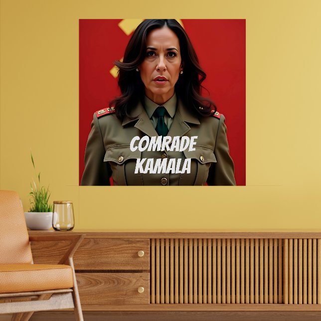 Comrade Kamala 2024 Poster (Wohnzimmer 2)
