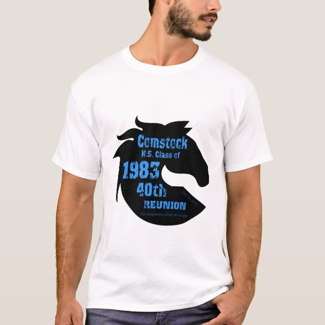 Comstock 40. Wiedersehen T-Shirt (Vorderseite)