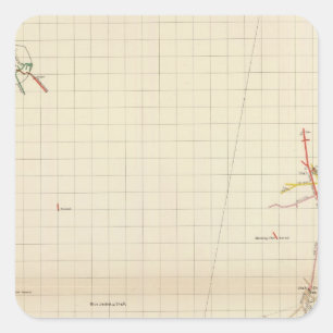 Comstock Grubenbilder Nr. I Quadratischer Aufkleber