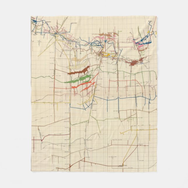 Comstock Grubenbilder Nr. VI Fleecedecke (Vorderseite)