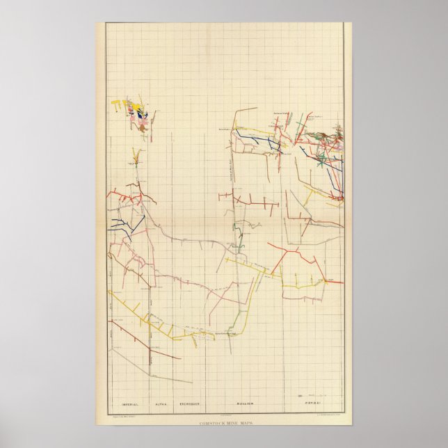 Comstock Maps Anzahl V Poster (Vorne)