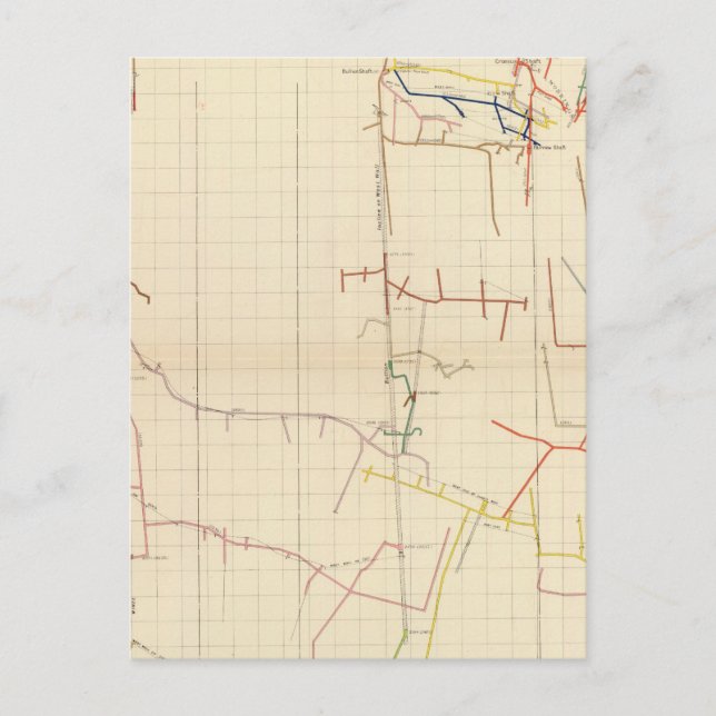 Comstock Maps Anzahl V Postkarte (Vorderseite)