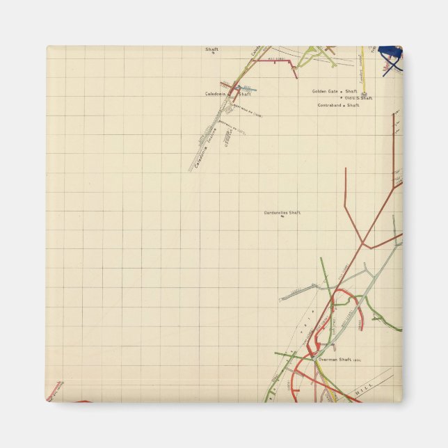 Comstock Maps Anzahl VII Magnet (Vorne)