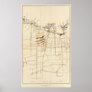Comstock Mine Maps Number VI Poster