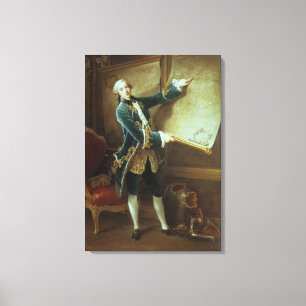 Comte de Vaudreuil, 1758 Leinwanddruck