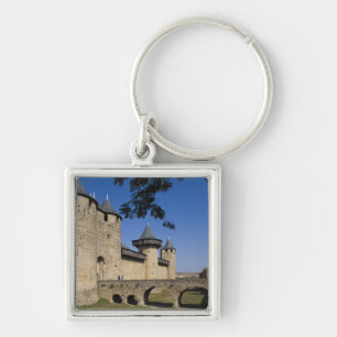 Comte-Schloss, Carcassonne, Aude, Languedoc, Schlüsselanhänger